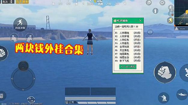 和平精英辅助【咪鸭容器直装】直播防录屏 漏打自瞄 人物透视 方框射线 人物距离 人物血条